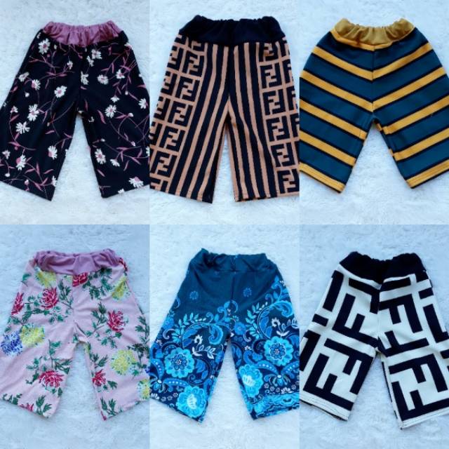 [READY JATENG] KULOT ANAK BAHAN SPANDEK UNTUK USIA 2-13 TAHUN