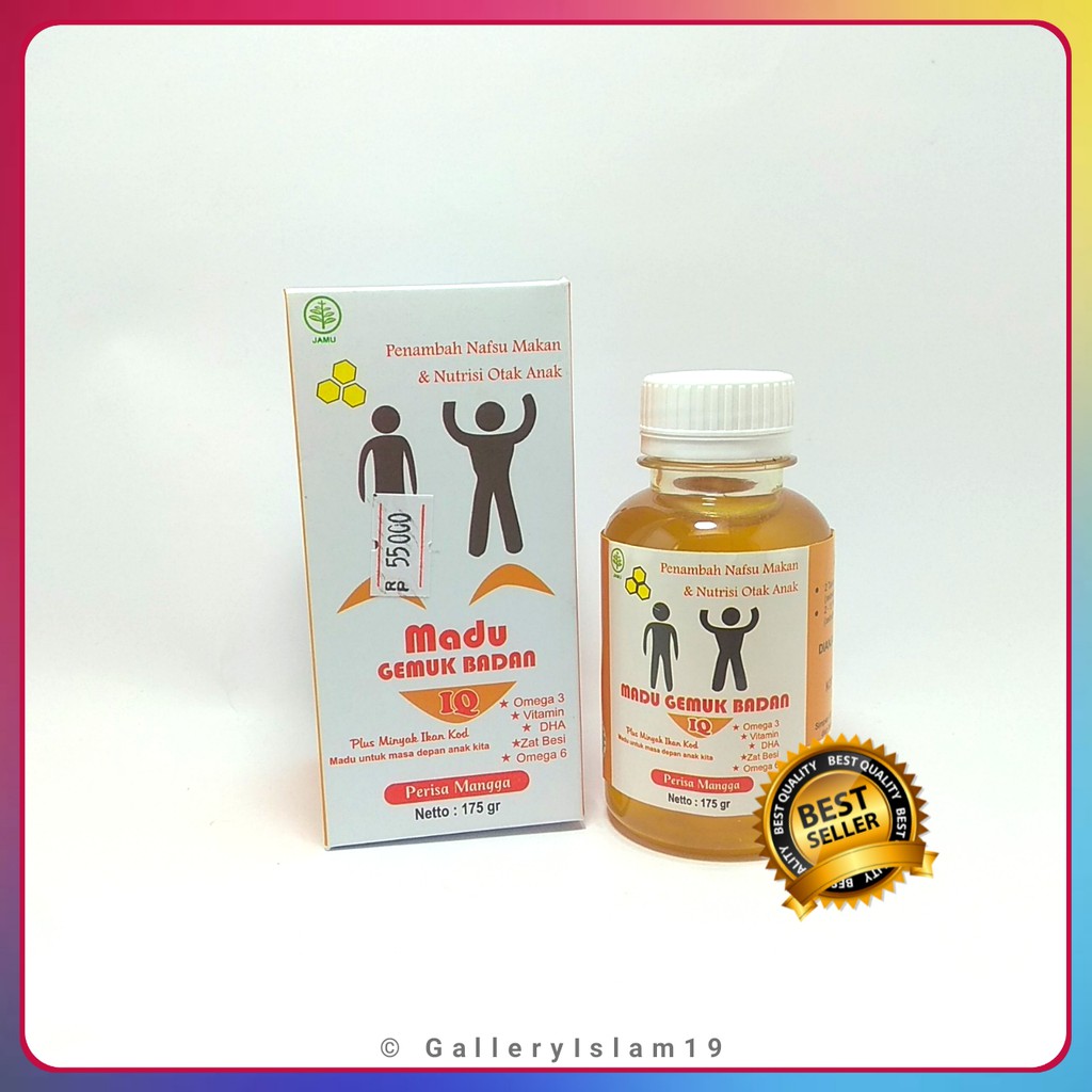 

Madu Gemuk Badan Nutrisi Anak & Nafsu Makan Perisai Mangga 175g