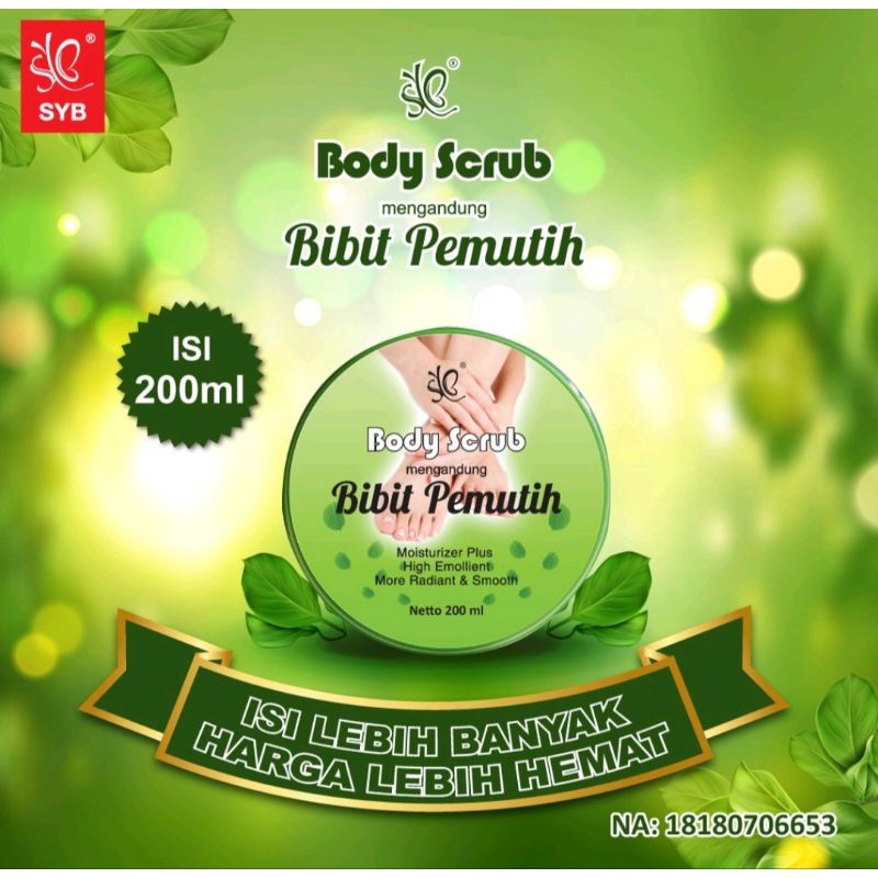 SABUN LOTION SYB BIBIT PEMUTIH DAN SCRUB