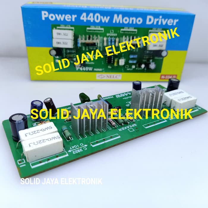 KIT DRIVER MONO 440 WATT DRIVER AMPLIFIER POWER 440W KIT AMPLIFIER POWER AUDIO MONO 400W NELC N-334D