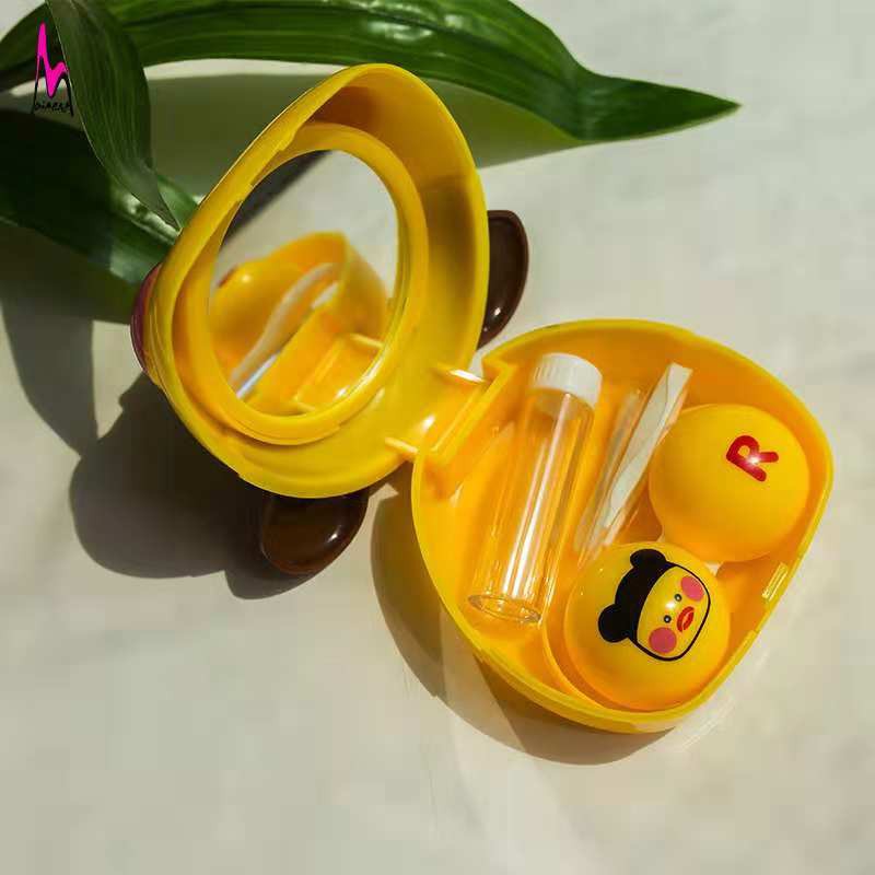 NEW! [COD] KOTAK SOFTLENS KARAKTER DUCK BEBEK KARTUN ANIMAL DOODLE MURAH LUCU A8059 A8060 ZIOSCARF