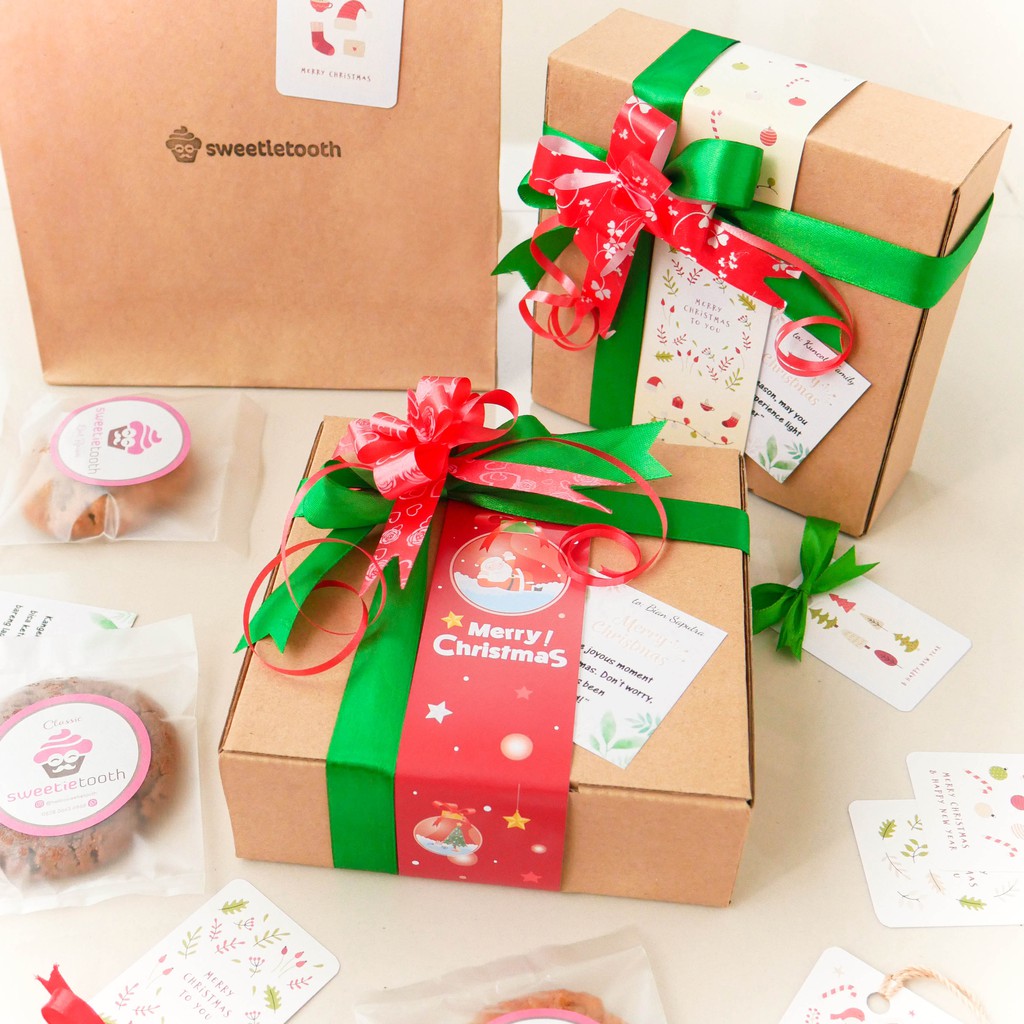 

Hampers Christmas Natal - Box of 4 Cookies - Soft Baked Cookies