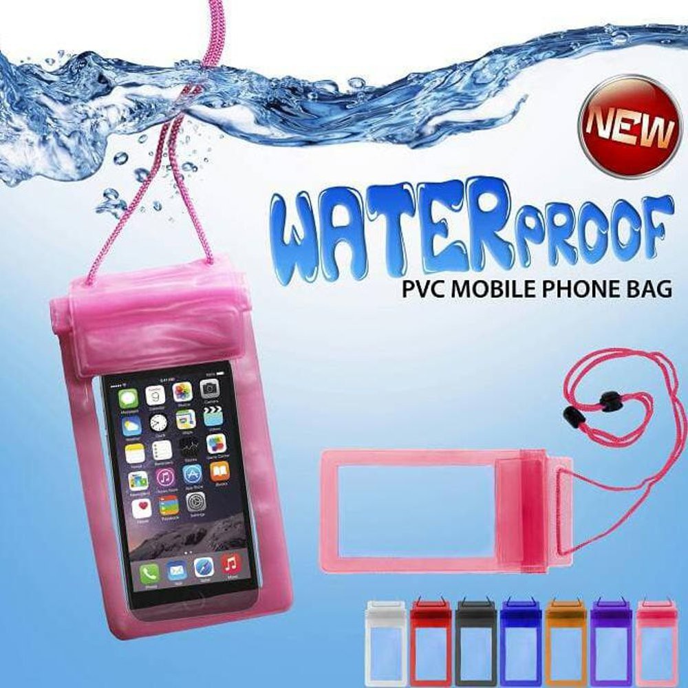 Sgmshop sarung hp waterproff case anti air besar XL max 5.8 inc cover