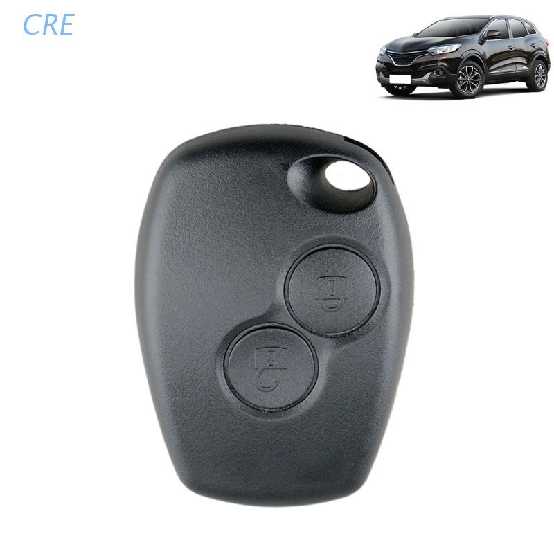 Cre Casing Kunci Remote Mobil 2 Tombol Anti Debu Untuk Kangoo 2 Modus Clio 3 Twingo