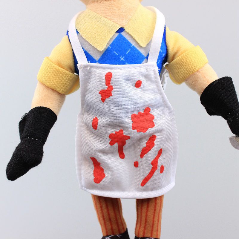 40cm 5 Hello Neighbor Flashlight Butcher Neighbor Plush Figure Toy Stuffed Doll