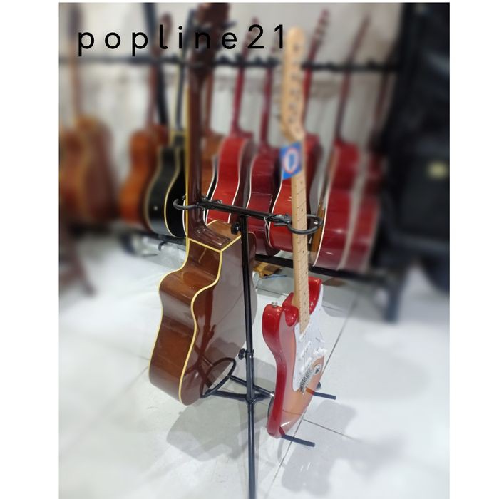 Stand Gitar Double Kunci Jepit POWERBEAT