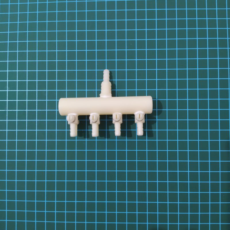 Kran Keran Pembagi Cabang Udara 4 Way Cabang 4 Stop Kran Aerator Kolam