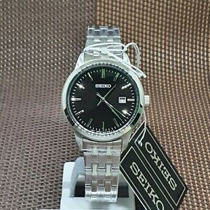 Seiko Ladies SUR409P1 Quartz Black Dial - Jam Tangan Wanita SUR409