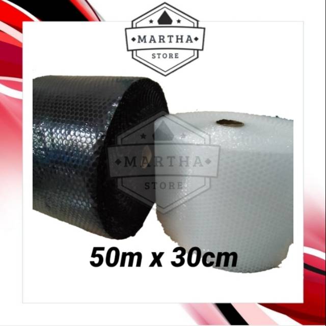 bubble wrap roll packing ((50M x 30Cm)) buble wrap GMP | Shopee Indonesia