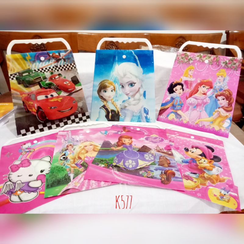 

Tas Ultah Plastik Gagang uk 34x28