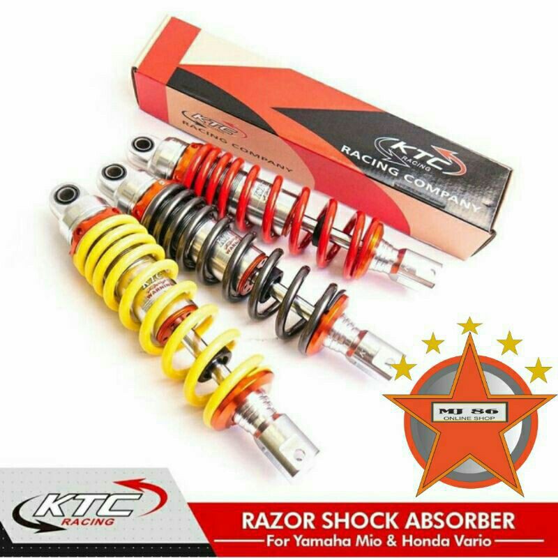 Shock Ktc Shock Belakang Ktc Original Vario,Vario125,150,Beat,Scoopy,Mio,Mio J,Mio Soul,Mio Gt,Fino