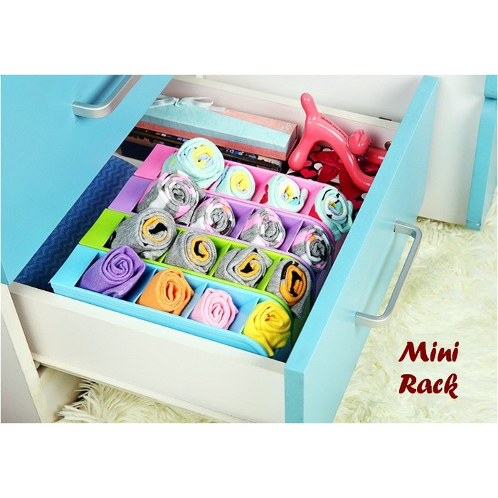 Mini Rack (Rak mini 4 sekat untuk tempat sendok atau alat tulis)