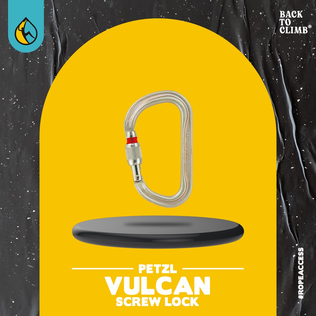 Carabiner Petzl Vulcan Screwlock Murah for safety climbing rescue