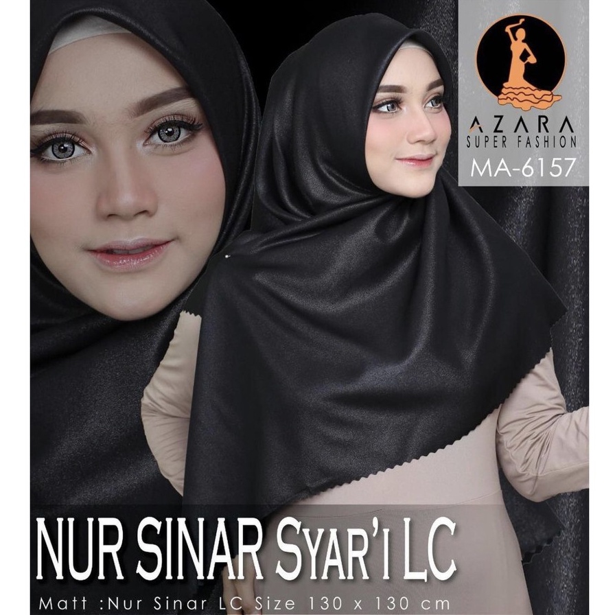 HIJAB SQUARE SHINAR JUMBO [130X130] LASER CUT ORIGINAL BY AZARA / SHINAR GLAMOUR DELIMA Collection