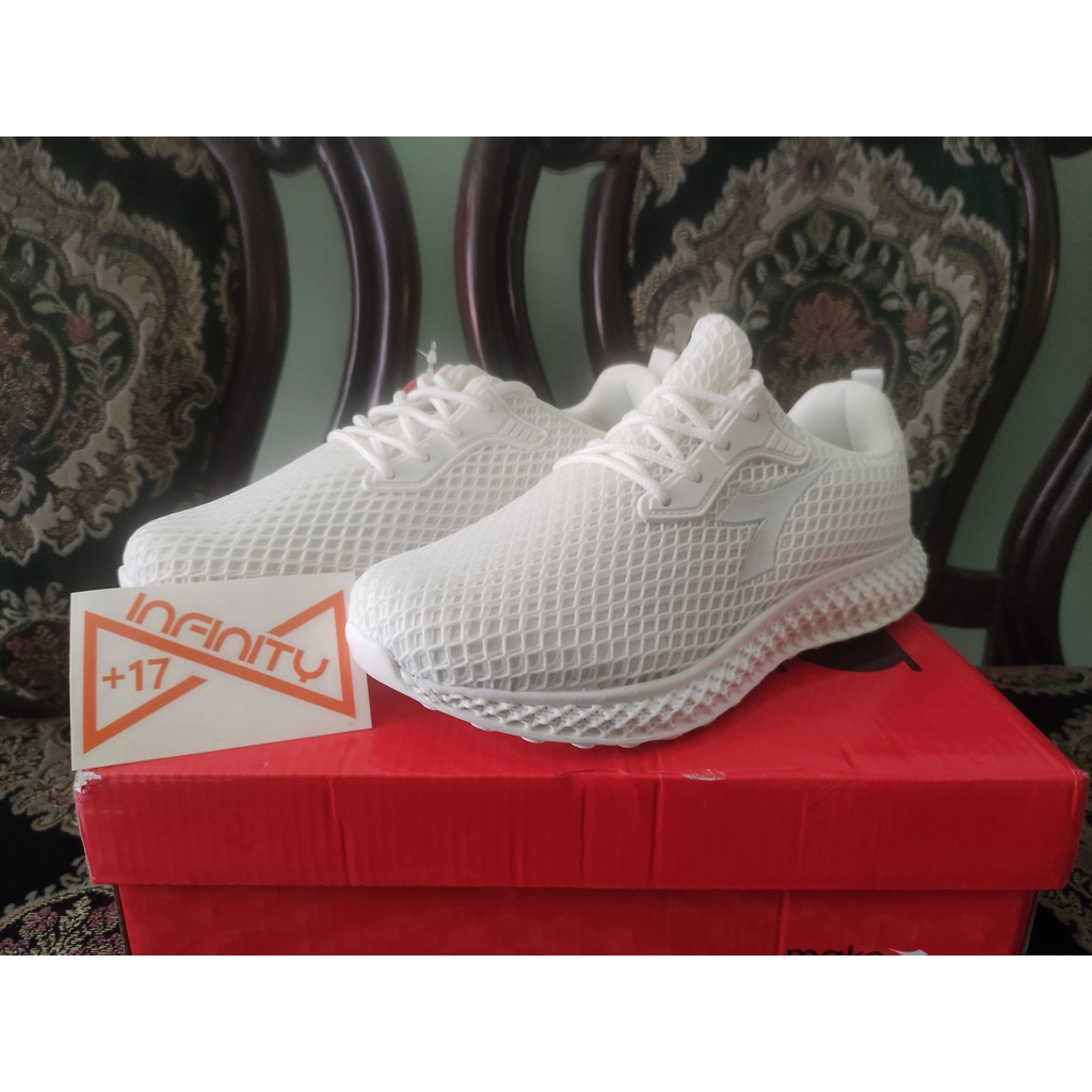 Diadora Original Alesio (W) White Women - Sepatu Diadora Putih Wanita