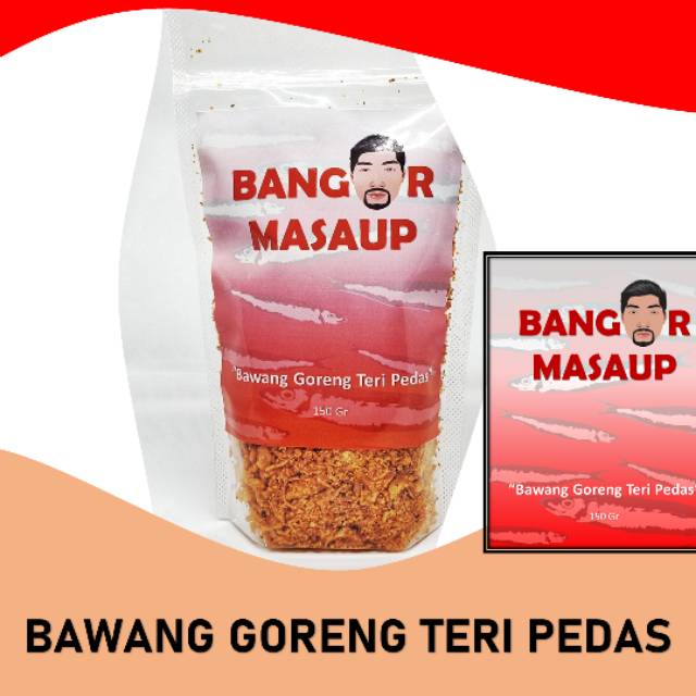 

Bawang Goreng "masaup" Rasa Teri Pedas