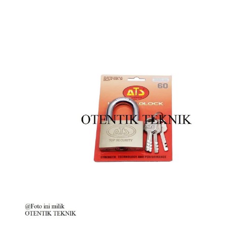 GEMBOK ATS 60 PENDEK - GEMBOK PINTU / PAGAR - KUAT ATS 60 MM SHORT