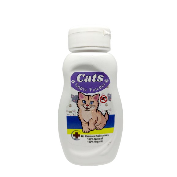 Bedak Wangi Anti Jamur Bau Kucing Cats Super Powder FEFARM