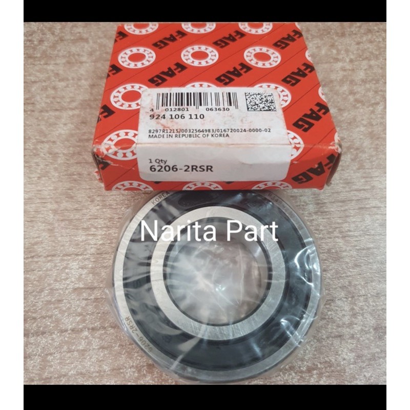 Bearing 6206 2RS FAG Asli