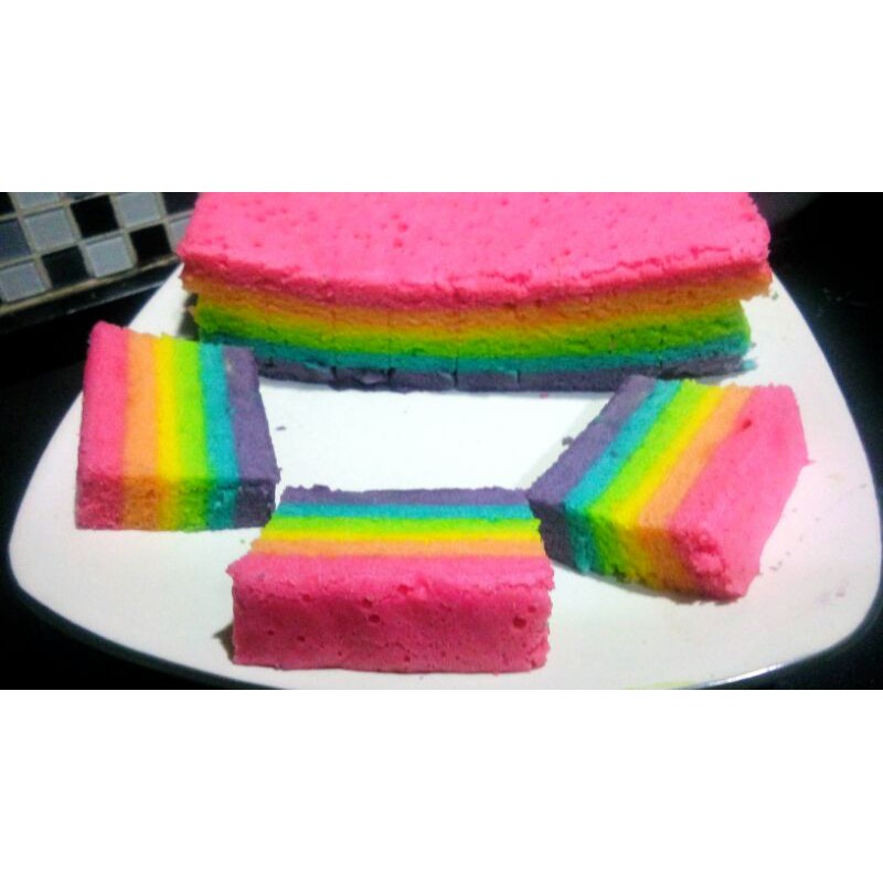 

bolu kukus rainbow