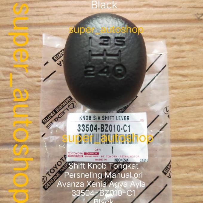 Shift Knob Persneling Manual Ori Avanza / Xenia / Agya / Ayla