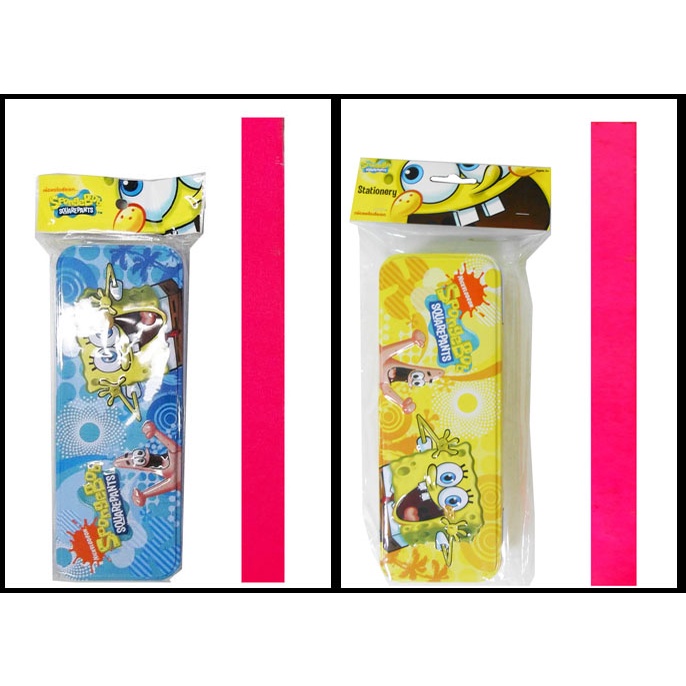 

Kotak Pensil Spongebob Tin Pencil Case Kaleng