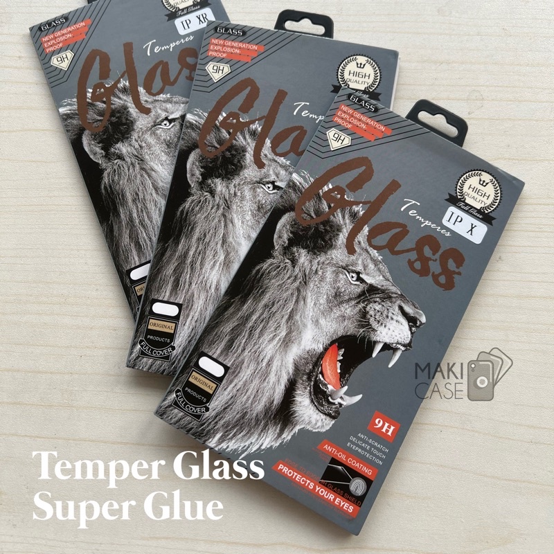 [Premium] Temper Glass Super Glue Pasang 1 menit jadi