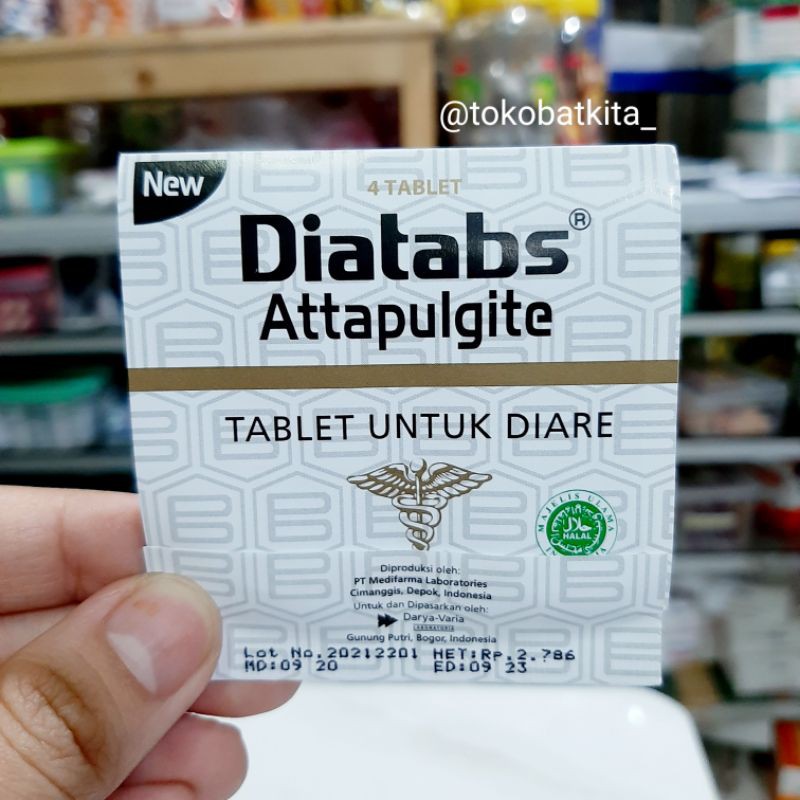 

[4TABLET] NEW DIATABS / DIARE NYERI PERUT / MULES MENCRET / FESES ENCER / BAB TERUS