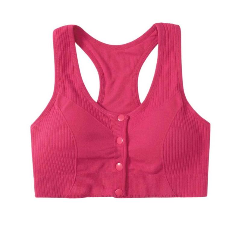 Sport Bra Lydyly Yn227 Bh Katun Olahraga Kancing Depan