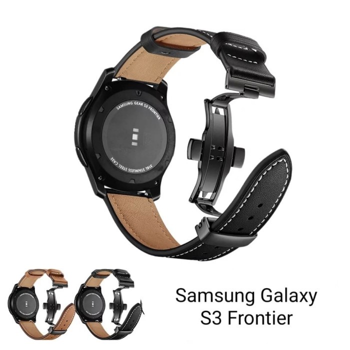 STRAP WATCH TALI LEATHER KULIT BUTTERFLY SAMSUNG GALAXY S3 FRONTIER