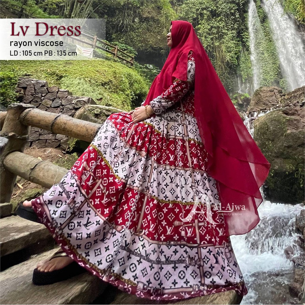 TERMURAH GAMIS DASTER BUSUI FRIENDLY LV/ELVI DRESS KATUN RAYON PREMIUM ALL SIZE HOMEDRESS SYAR'I ORI