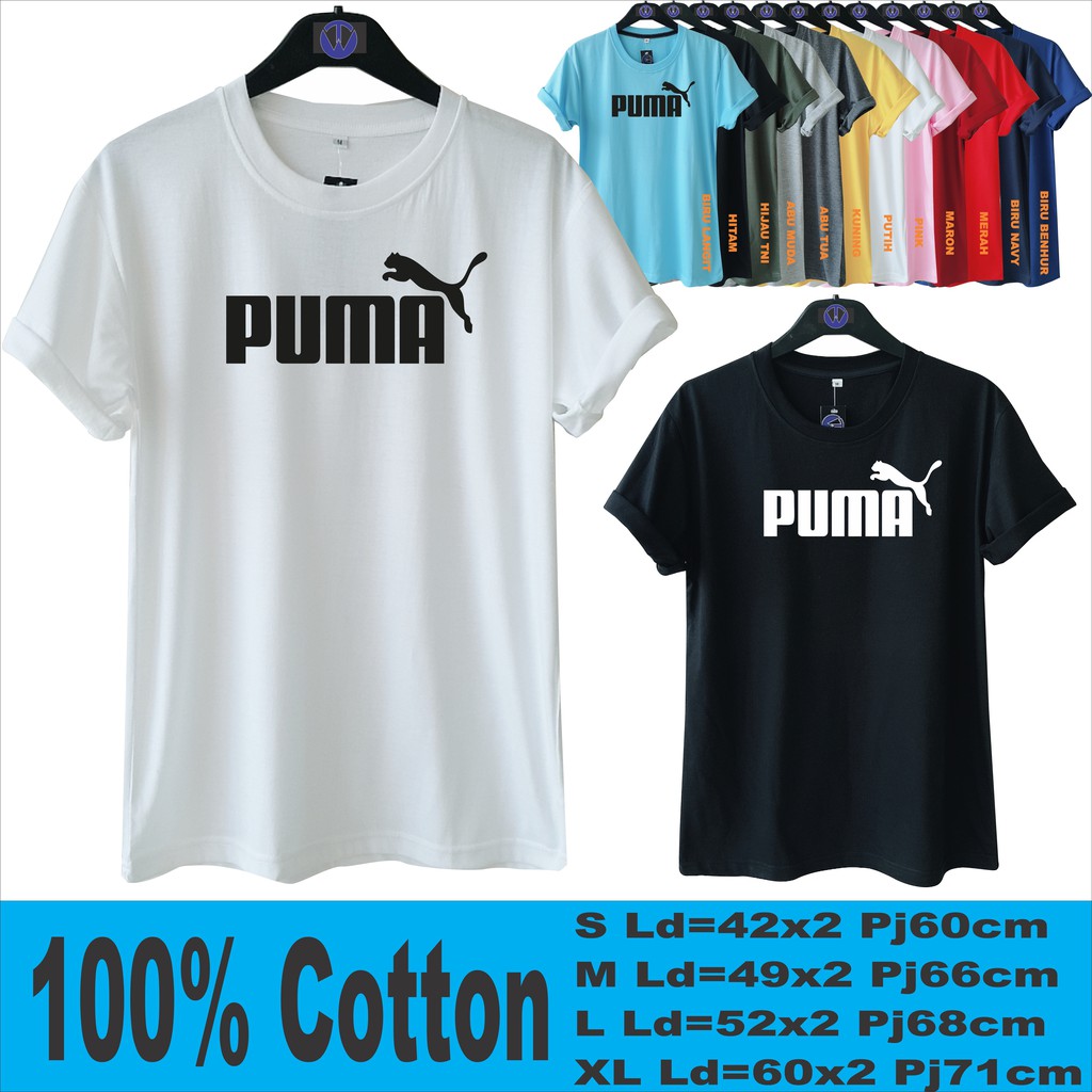 MS010 kaos pumang unisex lengan pendek  cewe  dan cowo  bisa 