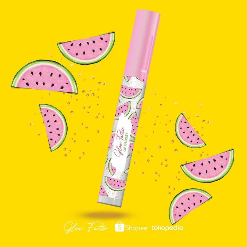 GLOW FACTOR 4ML QUEEN OF LIPGLOSS-BPOM-LIPGLOSS-LIPTINT-LIPSERUM