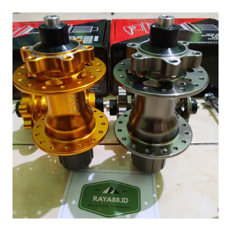 RAYA88 HUB FREE HUB OXO 6 Bearing, Jangkrik Keras GOLD