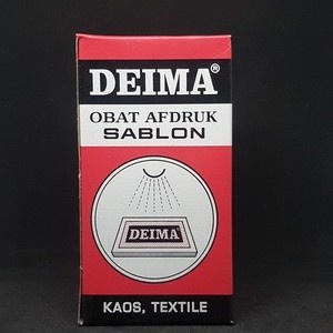 

Deima Merah Obat Afdruk Sablon Kain Textile Textil Emulsi Emulsion Screen Larutan Pelarut Cetak Air Cairan Liquid Prakarya Kerajinan Craft Crafting Art Seni Kesenian Kertakes Warna Warni Color