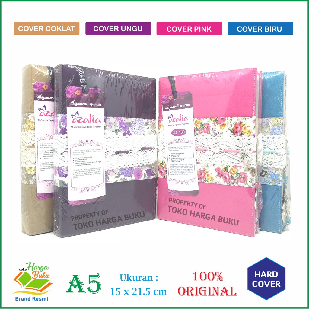 Al-Quran Azalia Hishna Suede A5 For Women Muslimah - SQ