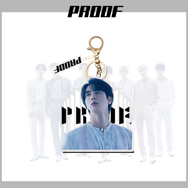 1pc Gantungan Kunci Desain BTS JIN V RM JIMIN SUGA