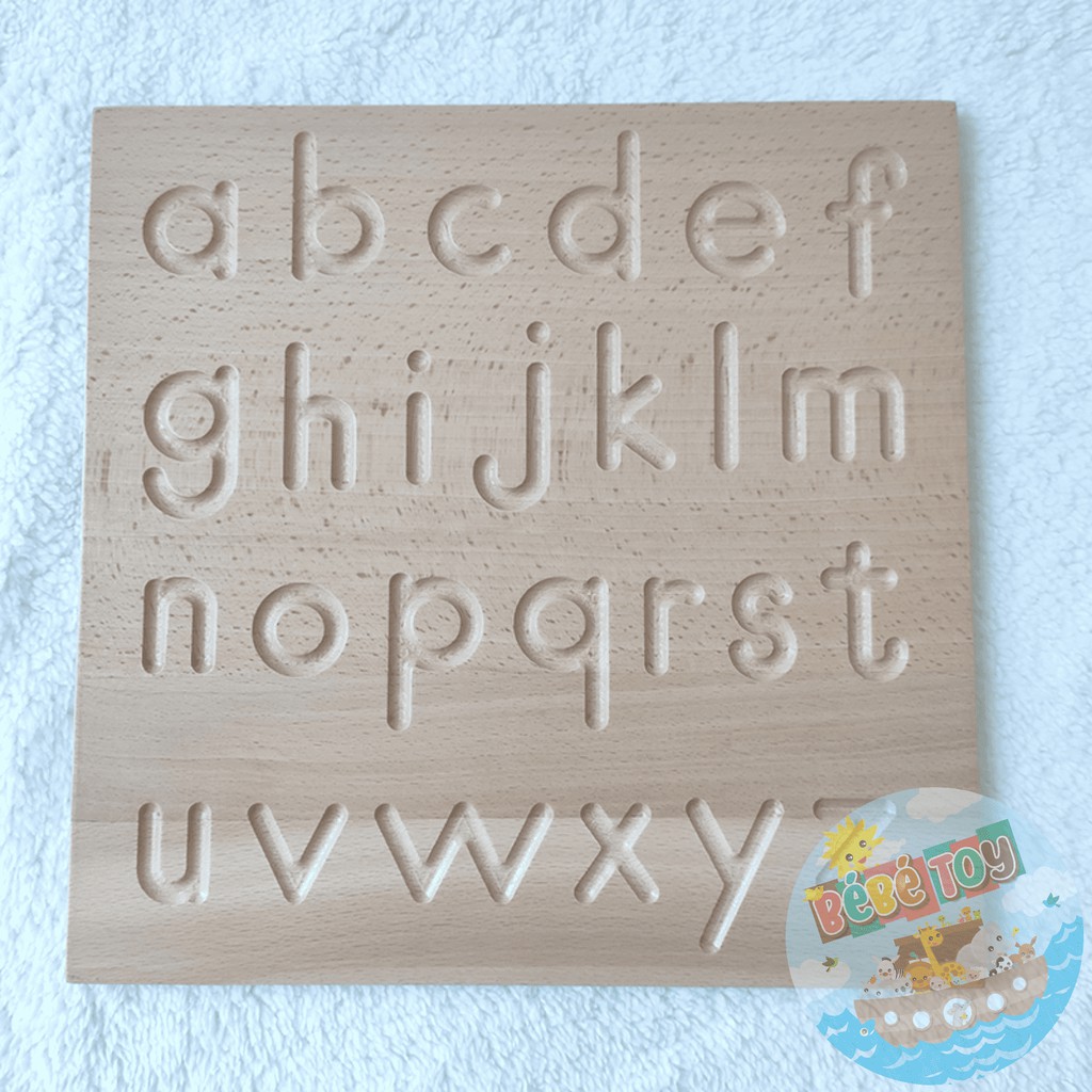 

Double Sided Wooden Tracing Board - Alphabets