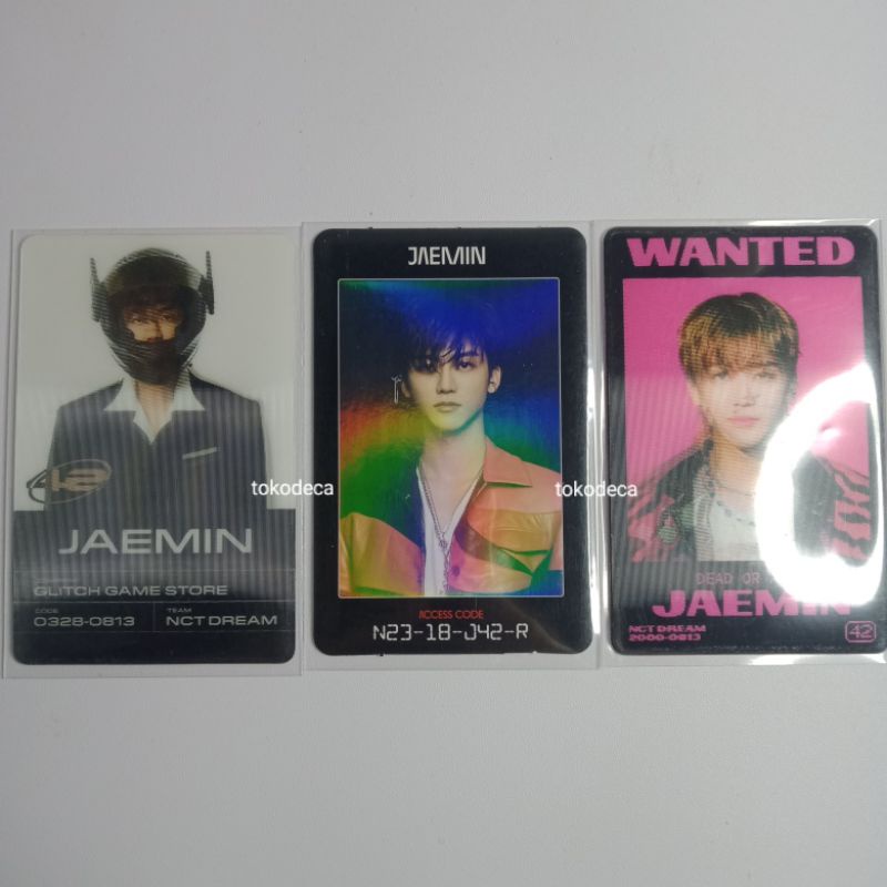 [READY] AC JAEMIN Access Card Resonance Arrival PC Album NCT 2020 Dream Glitch Mode Scratch Lenticul