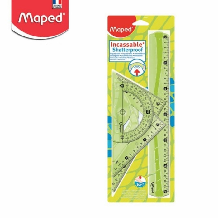 

Gaya Penggaris Maped Set 4 Pcs 30 Cm Flex Maxi Lentur Anti Patah Hot Sale
