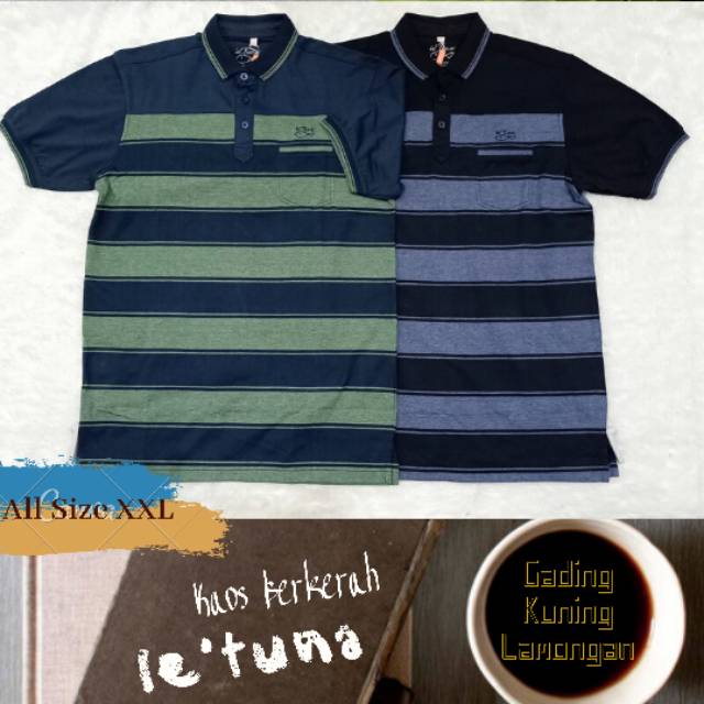 Kaos Berkerah Ie'Tuna Jumbo (Real Pict)