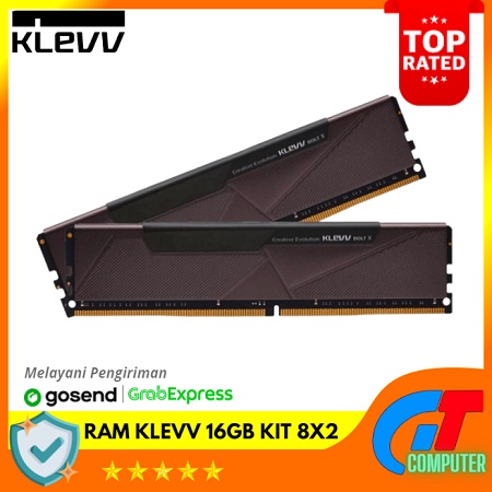 MEMORY / RAM Klevv 16GB KIT (8GB DDR4 x 2pcs) Bolt X 3600 Mhz (Dual Channel)