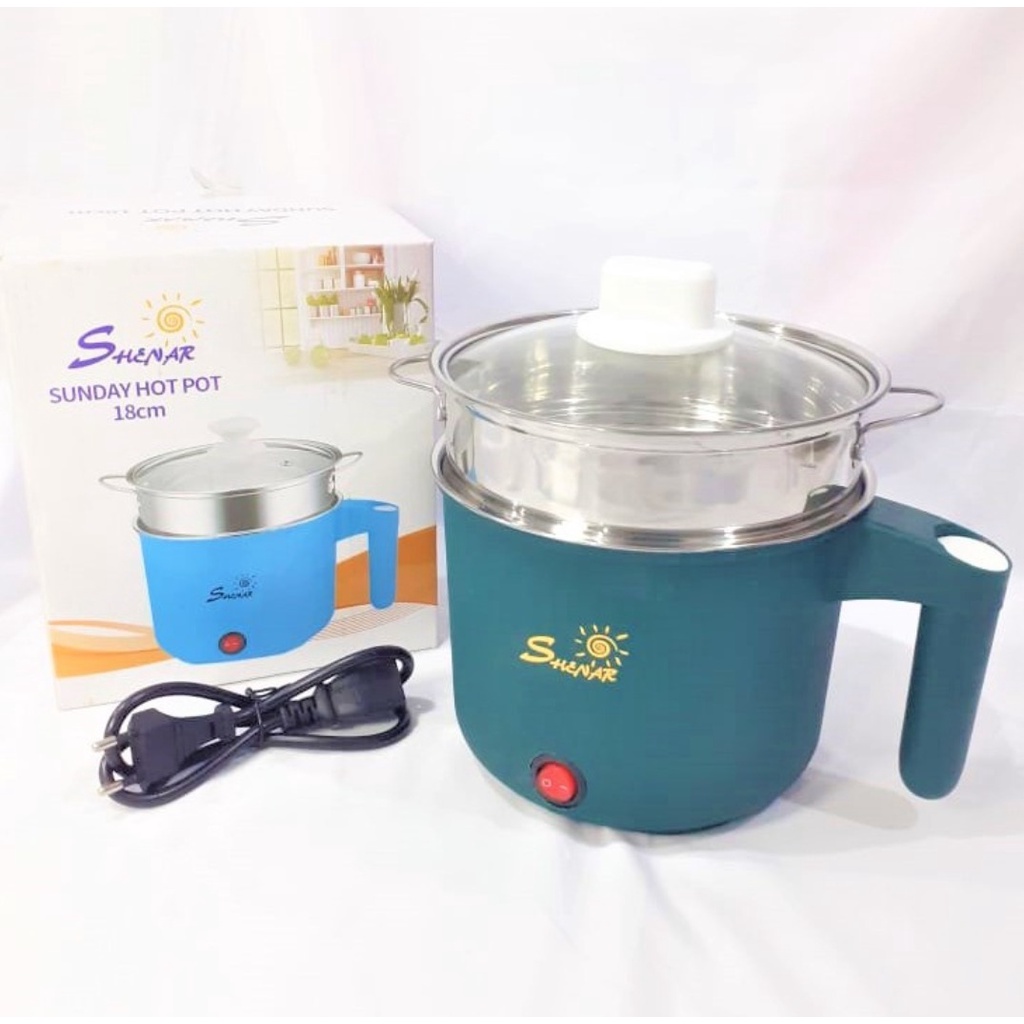 SHENAR COOKING POT STEAMER MULTIFUNGSI PANCI ELEKTRIK FASHION SUNDAY HOTPOT SEVILLA GRANADA