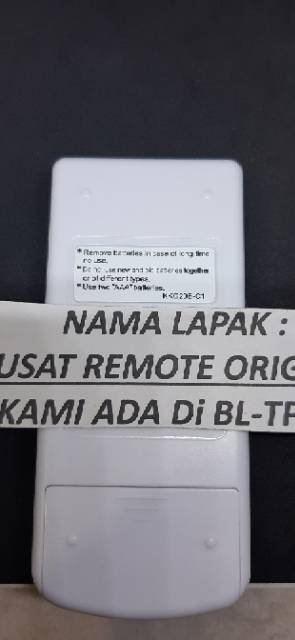 REMOTE REMOT AC CHANGHONG KKG20B-C1 ORIGINAL ASLI
