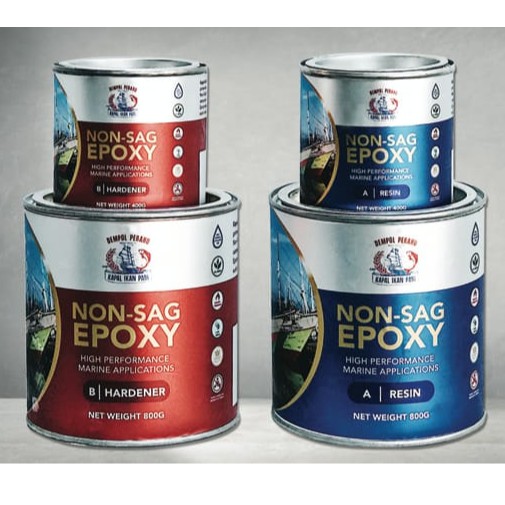 Non Sag EPOXY cap Kapal Ikan Pari lem serbaguna