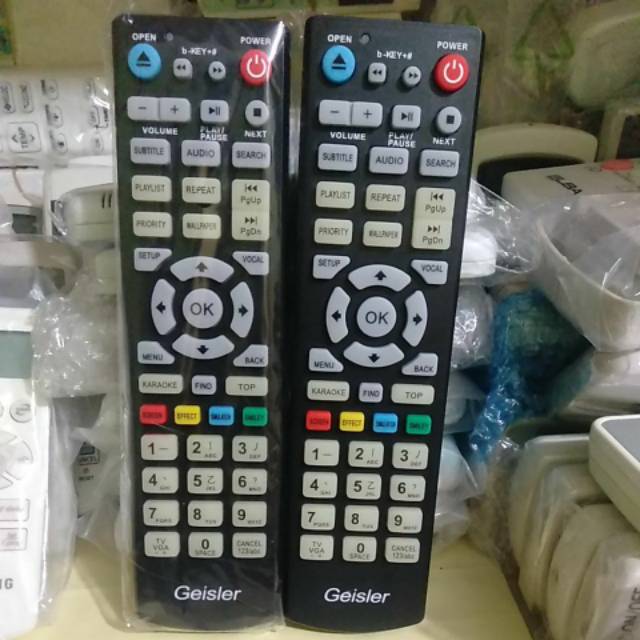 REMOTE REMOT DVD GEISLER KARAOKE SEMUA TIPE ORIGINAL ASLI