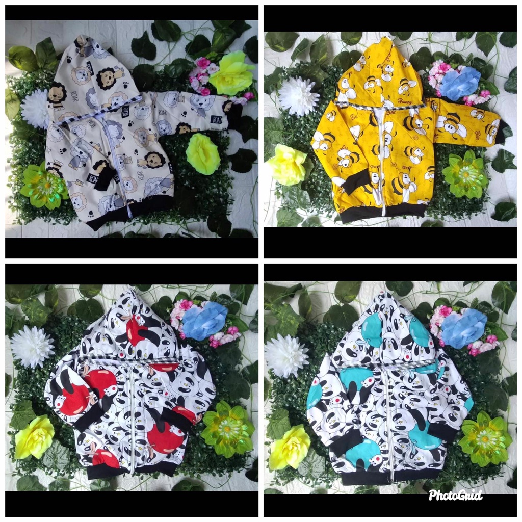 jaket bayi bahan 2 lapis / size 0-12 bulan / real picture / good quality