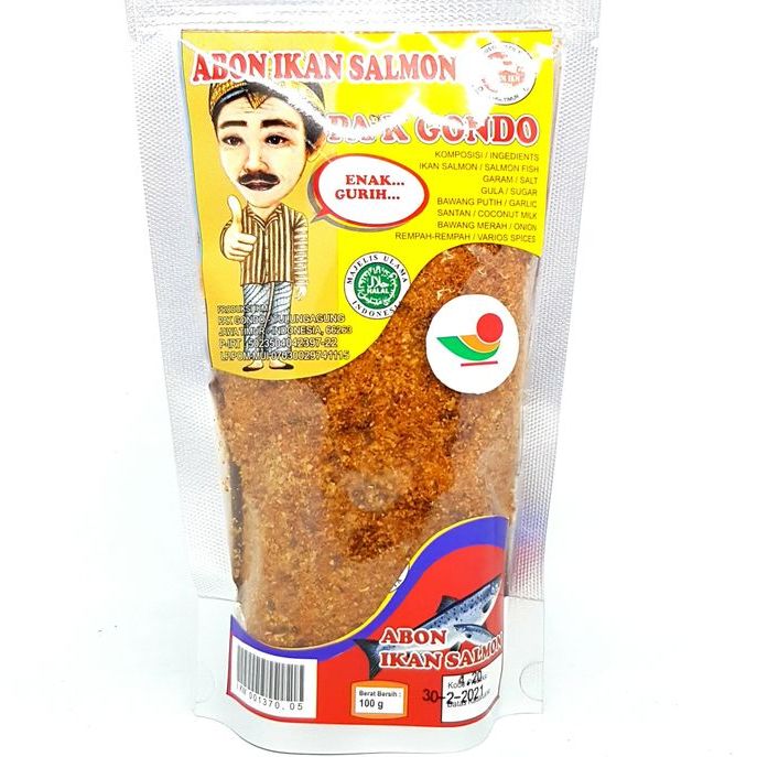 

PAK GONDO ABON IKAN SALMON 100gr | FISH FLOSS ASLI PREMIUM ORI NO MSG