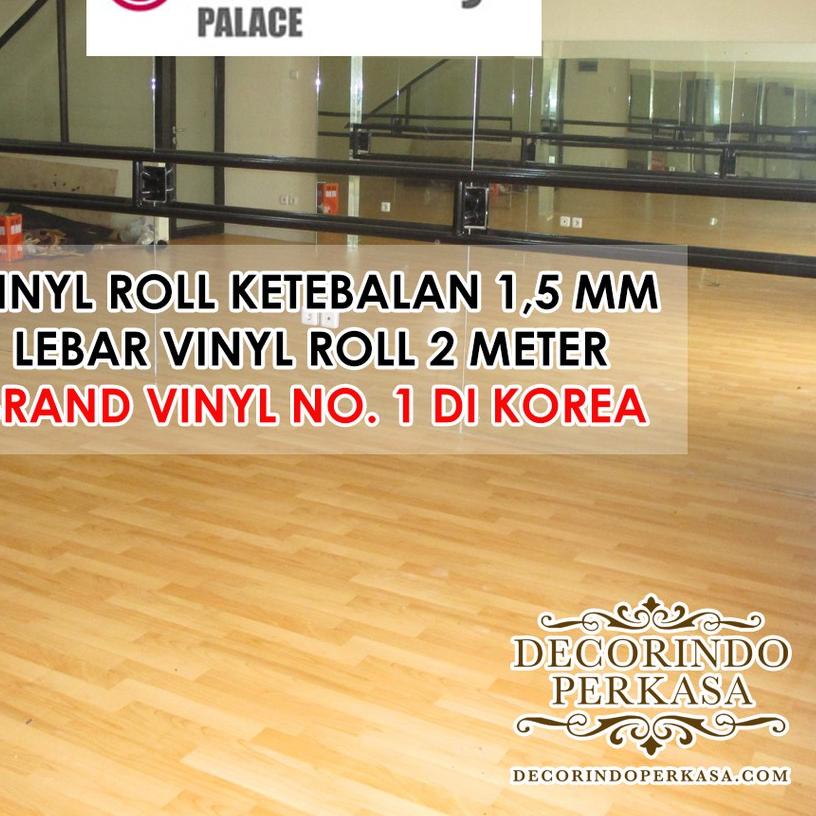 ✩ Karpet Vinyl Roll 1,5 mm LG Palace Harga Per m2 Lantai Vinyl Kayu ◊