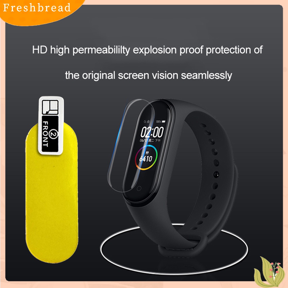 Terlaris 3Pcs HD TPU Shatterproof Anti-scratch Screen Protector Film for Xiaomi Mi Band 4